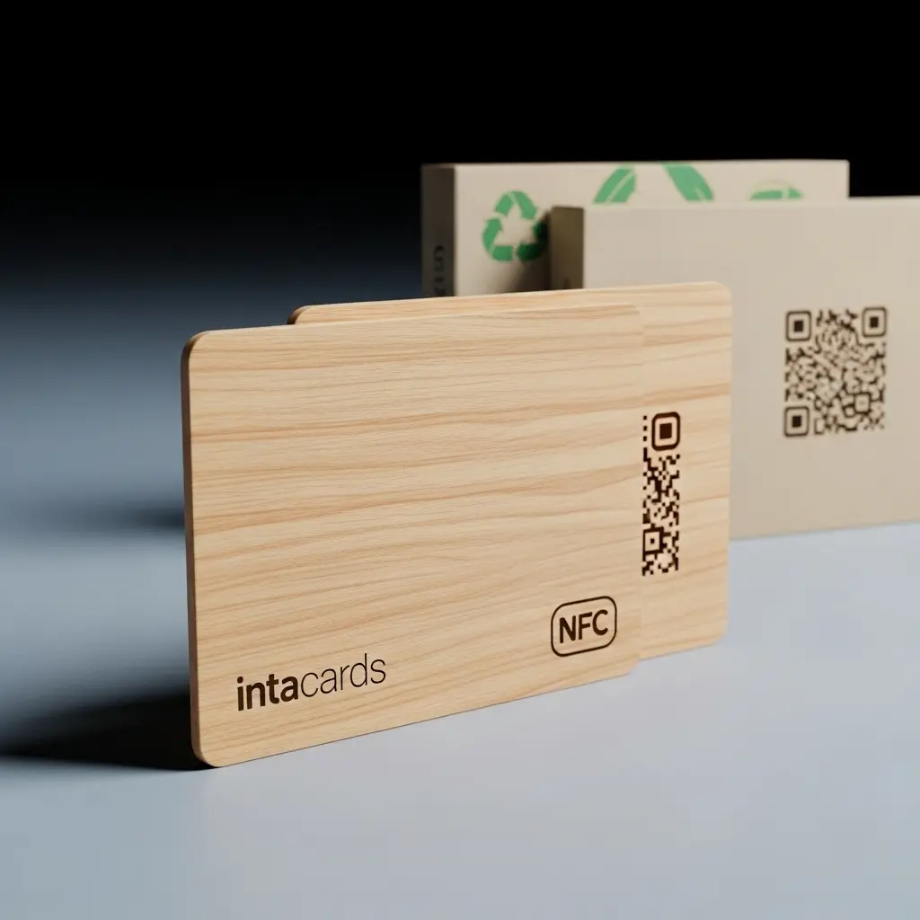 Intacards Wooden NFC Card – Eco Edition