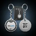 Intacards NFC Keychain – Round Tag