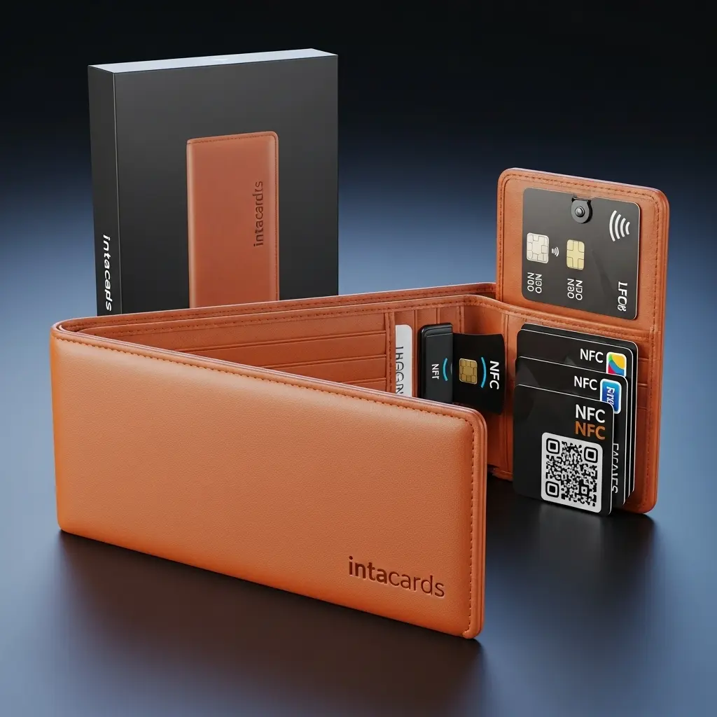 Intacards NFC Long Wallet – Leather