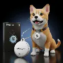 Intacards NFC Pet Tag – (Basic-White)