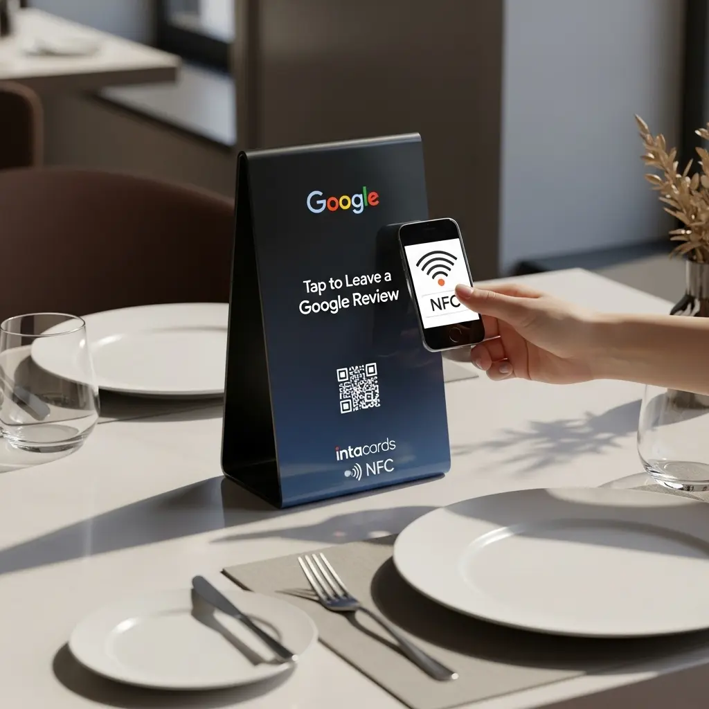 Intacards NFC Standee – Google Reviews